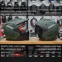 Capacete Aberto LS2 OF606 Drifter 4 em 1 Verde Militar Fosco