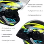 Capacete Aberto LS2 OF616 S Airflow 2 Draze Preto Amarelo