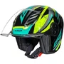 Capacete Aberto LS2 OF616 S Airflow 2 Draze Preto Amarelo