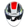 Capacete Aberto LS2 OF616 S Airflow 2 Sting Branco Amarelo