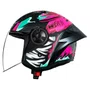 Capacete Aberto LS2 OF616 S Airflow 2 Weiler Rosa Fosco