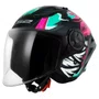 Capacete Aberto LS2 OF616 S Airflow 2 Weiler Rosa Fosco