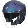 Capacete Aberto Norisk Downtown 2 Monocolor Azul Fosco