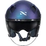 Capacete Aberto Norisk Downtown 2 Monocolor Azul Fosco