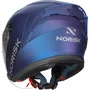 Capacete Aberto Norisk Downtown 2 Monocolor Azul Fosco
