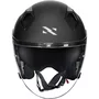 Capacete Aberto Norisk Downtown 2 Monocolor Preto Fosco