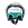 Capacete Aberto Norisk Downtown 2 Provenza Branco Azul