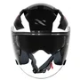 Capacete Aberto Norisk Downtown 2 Provenza Preto Vermelho