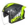 Capacete Aberto Norisk Downtown 2 Stage Azul Amarelo Fosco