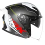 Capacete Aberto Norisk Downtown 2 Stage Titanium Branco