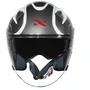 Capacete Aberto Norisk Downtown 2 Stage Titanium Branco