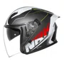 Capacete Aberto Norisk Downtown 2 Stage Titanium Branco