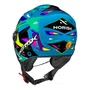 Capacete Aberto Norisk Orion SV Denver Preto Verde