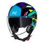 Capacete Aberto Norisk Orion SV Denver Preto Verde