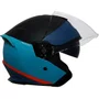 Capacete Aberto Origine Palio 2.0 Scout Azul Preto Fosco