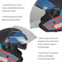 Capacete Aberto Origine Palio 2.0 Scout Azul Preto Fosco