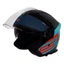 Capacete Aberto Origine Palio 2.0 Scout Azul Preto Fosco
