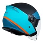 Capacete Aberto Origine Palio 2.0 Scout Azul Preto Fosco