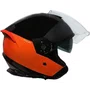 Capacete Aberto Origine Palio 2.0 Scout Laranja Preto Fosco