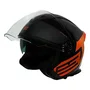 Capacete Aberto Origine Palio 2.0 Scout Laranja Preto Fosco