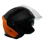 Capacete Aberto Origine Palio 2.0 Scout Laranja Preto Fosco