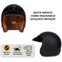 Capacete Aberto Origine Primo Solid Matt Com Pala Flip Viseira Bubble Azul