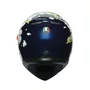 Capacete Agv K3 SV Bubble Azul Branco Amarelo