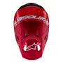 Capacete Alpinestars SM10 Flood Vermelho Fosco Brilho