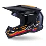Capacete Off Road Alpinestars SM3 Force Preto Brilho