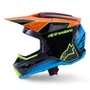 Capacete Off Road Alpinestars SM3 Fray Preto Laranja Amarelo