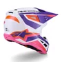 Capacete Alpinestars SM3 Heat Branco Roxo Rosa