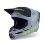 Capacete Alpinestars SM3 Radium Cinza Preto Amarelo