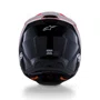 Capacete Alpinestars SM3 Radium Preto Vermelho Branco