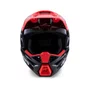 Capacete Alpinestars SM3 Radium Preto Vermelho Branco