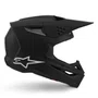 Capacete Alpinestars SM3 Solid Preto Fosco