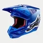 Capacete Off Road Alpinestars SM5 Corp Azul Gloss