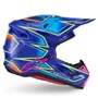 Capacete Motocross Off Road Alpinestars SM7 Cast Azul Rosa Amarelo