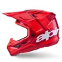 Capacete Motocross Off Road Alpinestars SM7 Core Vermelho