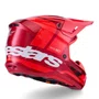 Capacete Motocross Off Road Alpinestars SM7 Core Vermelho