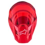 Capacete Motocross Off Road Alpinestars SM7 Core Vermelho