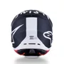 Capacete Motocross Off Road Alpinestars SM7 Dasher Preto Branco