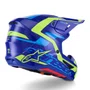 Capacete Alpinestars SM7 Deed Azul Amarelo