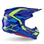 Capacete Alpinestars SM7 Deed Azul Amarelo