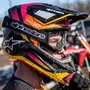 Capacete Motocross Off Road Alpinestars SM7 Rise Preto Amarelo Rosa