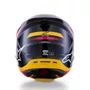 Capacete Motocross Off Road Alpinestars SM7 Rise Preto Amarelo Rosa
