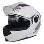 Capacete Articulado Norisk Ff345 Route Monocolor Branco