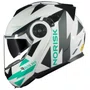 Capacete Articulado Norisk FF345 Route Reflex Branco Titânio