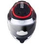 Capacete Articulado Norisk FF345 Route Speedmax Preto Vermelho Prata