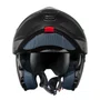 Capacete Articulado Norisk Vortex Monocolor Preto Fosco