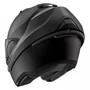 Capacete Articulado Shark Evo ES Blank Preto Fosco